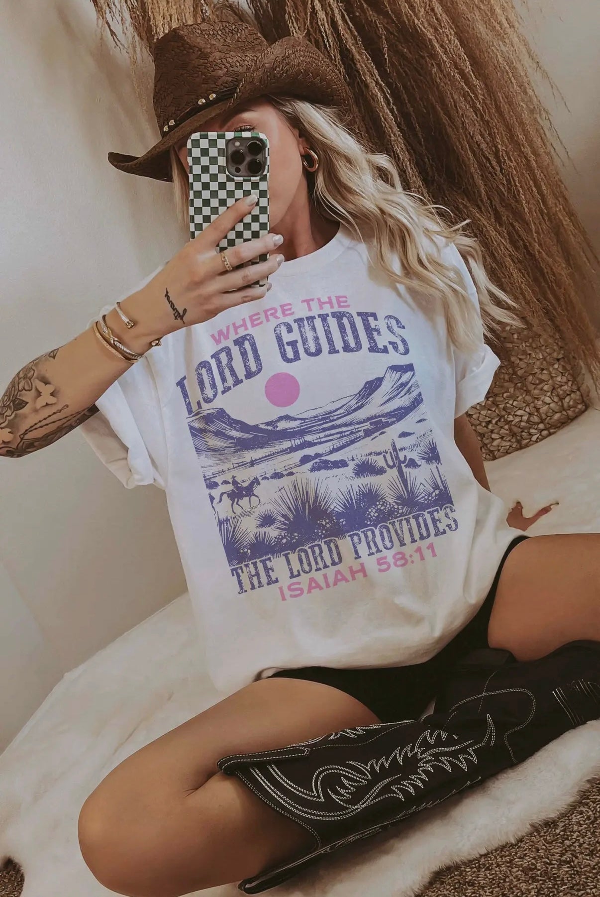 The Lord Provides Oversized Tee