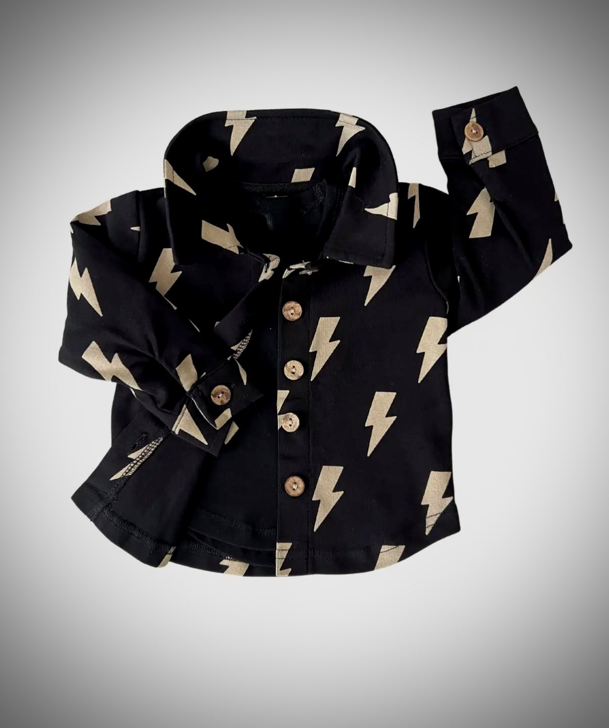 Mini GLOW- Black Bolt Shacket ⚡️