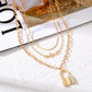 18k Stainless Steel Tarnish Free Layered Necklace
