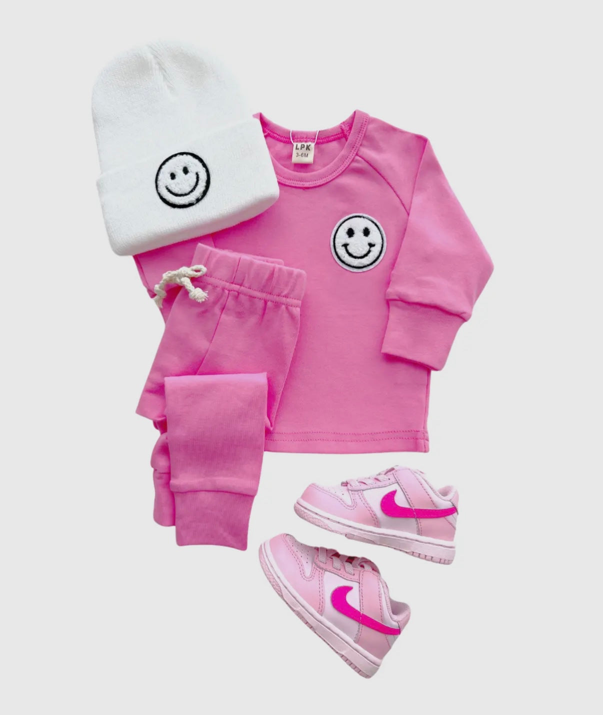 Mini GLOW Lounge Set- Smiley Bubble Gum 💕