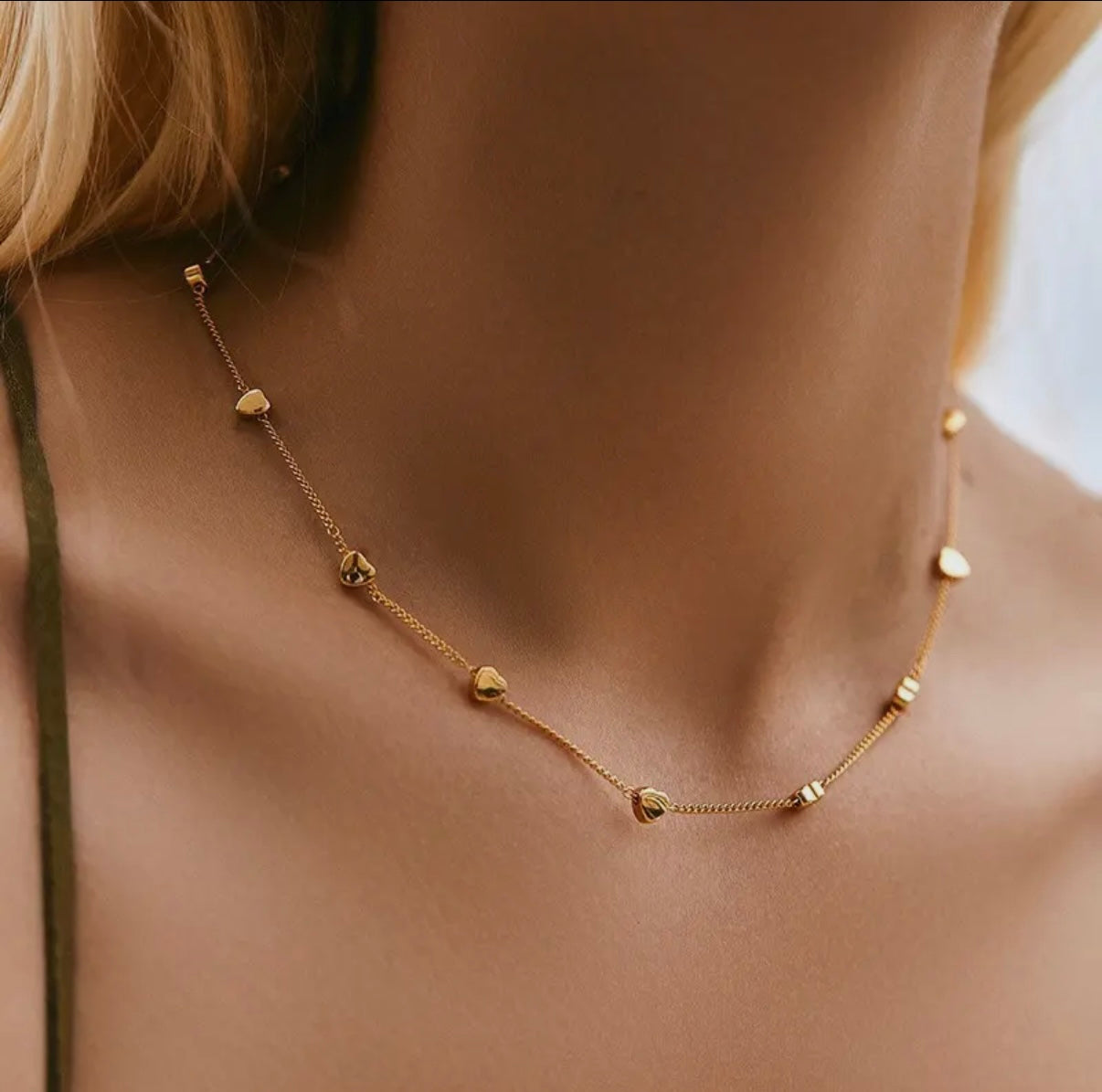 Gold Heart Necklace