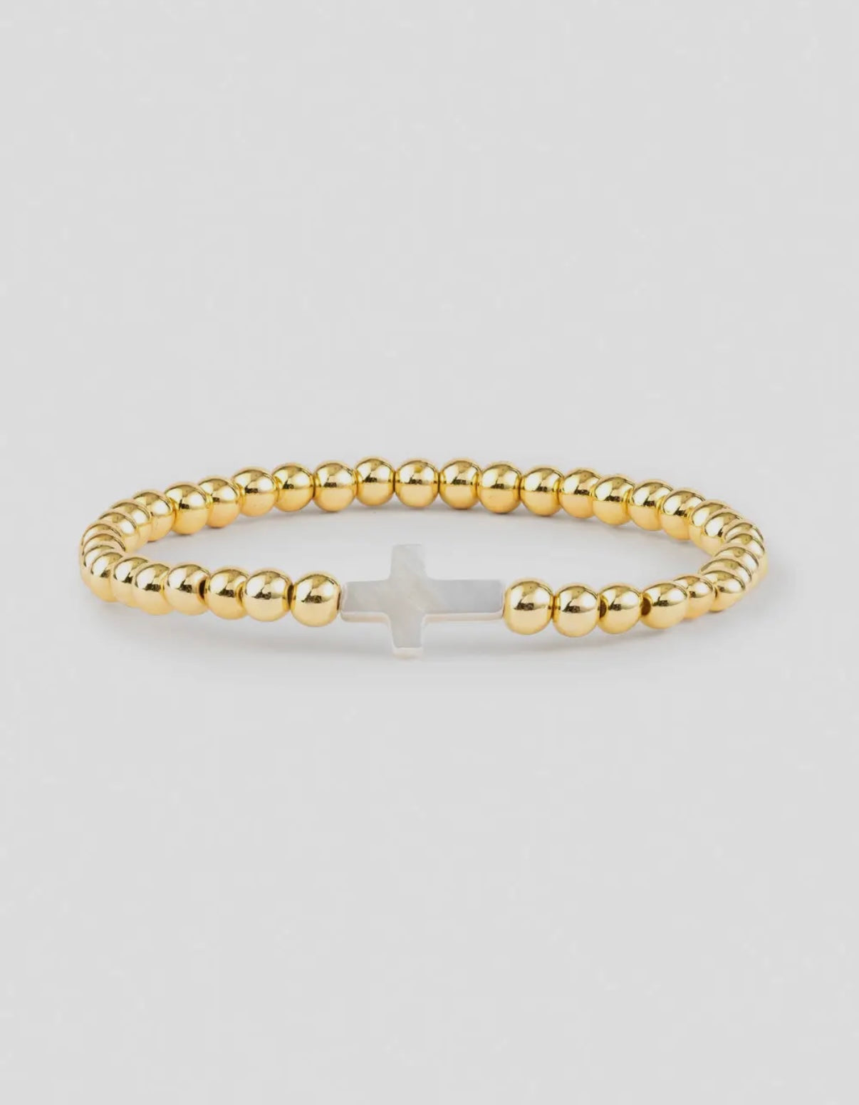 Gold Cross Bracelet