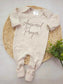 Answered Prayer Oatmeal Romper Set